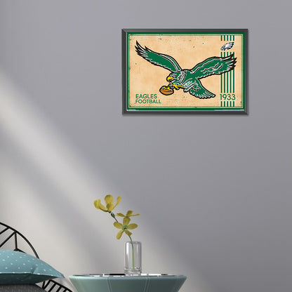 Philadelphia Eagles Olive - Full Round Drill Diamond Painting 45*30CM