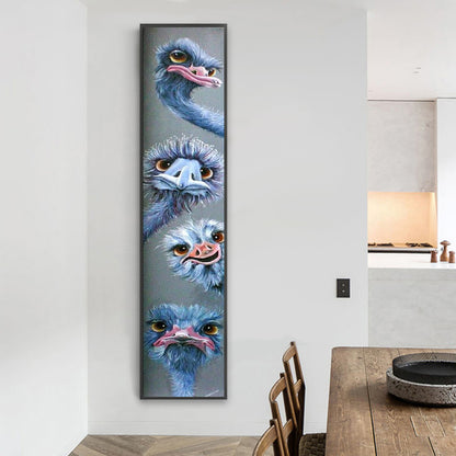 Ostrich - Full Square Drill Diamond Painting 25*115CM