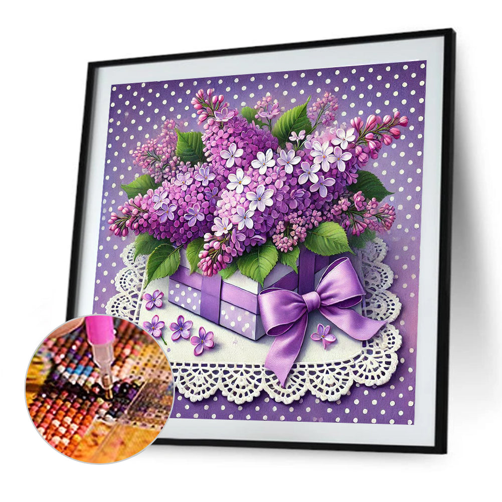Lavender - Full Round Drill Diamond Painting 40*40CM