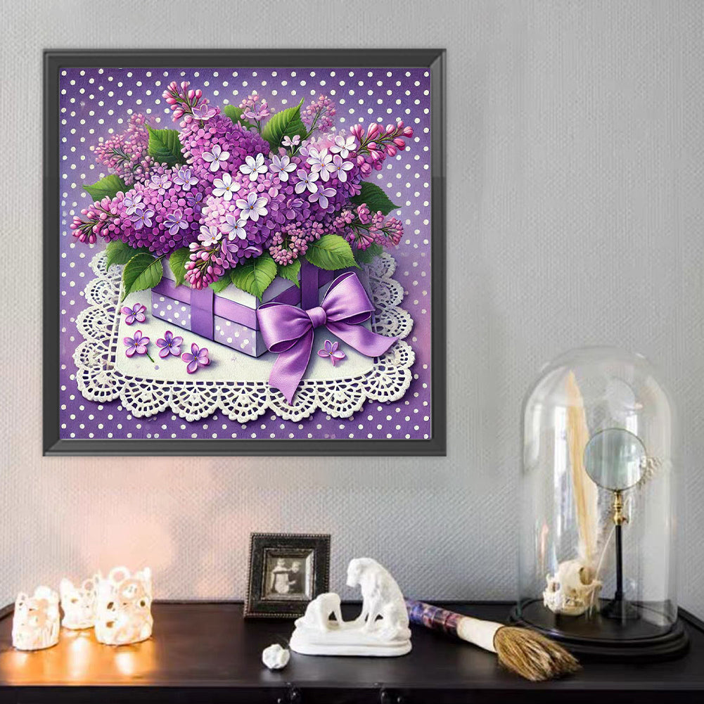 Lavender - Full Round Drill Diamond Painting 40*40CM