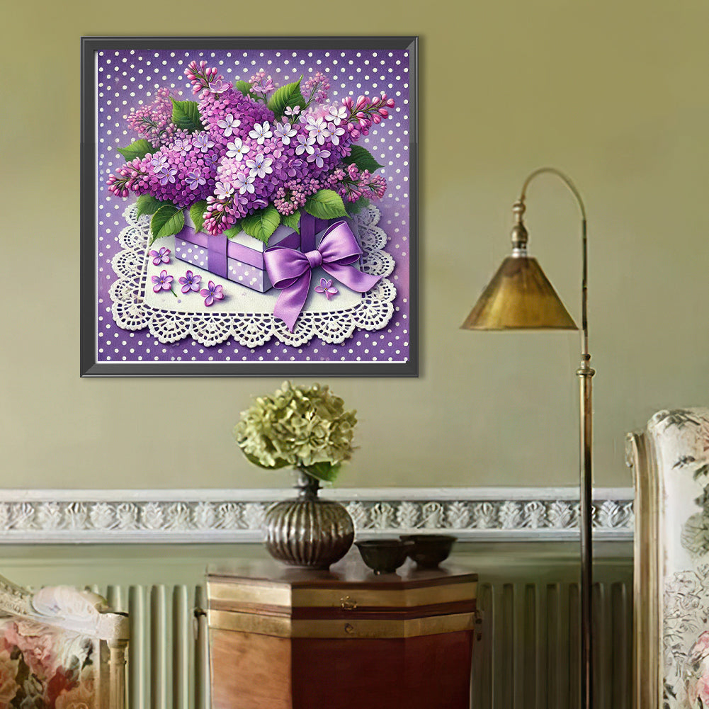 Lavender - Full Round Drill Diamond Painting 40*40CM