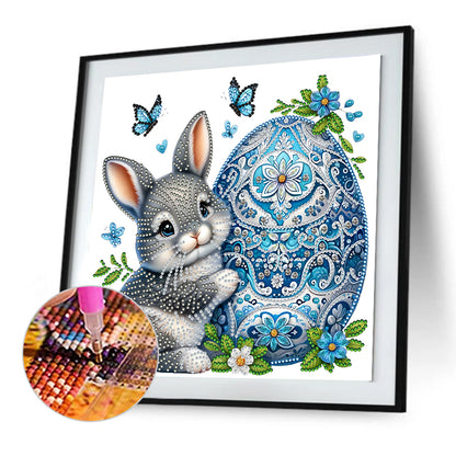 Bunny And Egg - Special Shaped Drill Diamond Painting 30*30CM