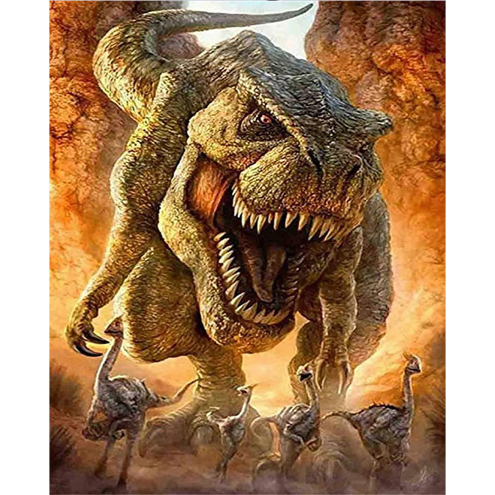 T-Rex - Full Round Drill Diamond Painting 40*50CM