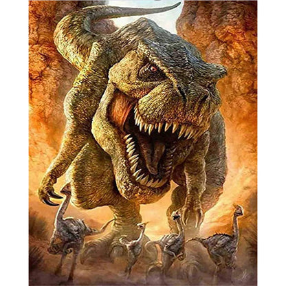 T-Rex - Full Round Drill Diamond Painting 40*50CM