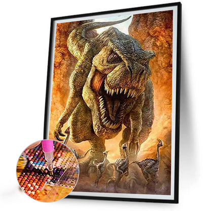 T-Rex - Full Round Drill Diamond Painting 40*50CM