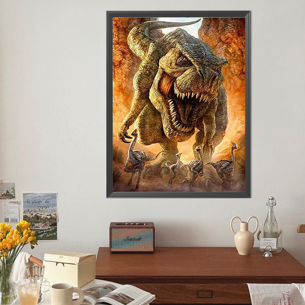 T-Rex - Full Round Drill Diamond Painting 40*50CM