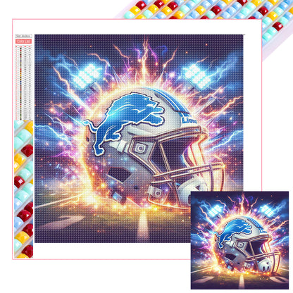 Detroit Lions - Full Square Drill Diamond Painting 30*30CM