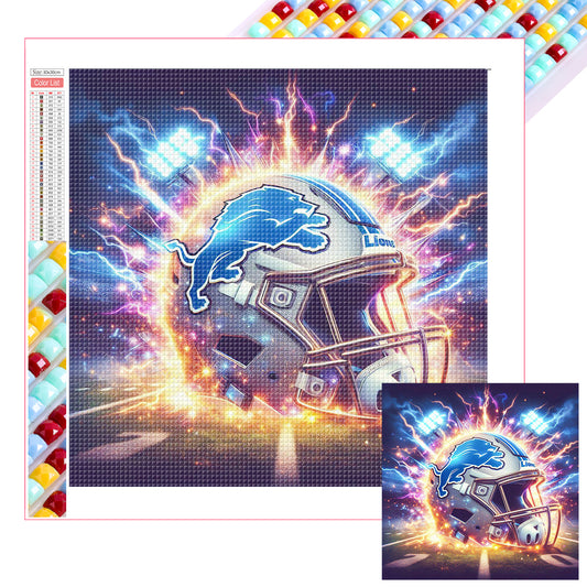 Detroit Lions - Full Square Drill Diamond Painting 30*30CM