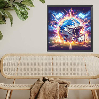 Detroit Lions - Full Square Drill Diamond Painting 30*30CM