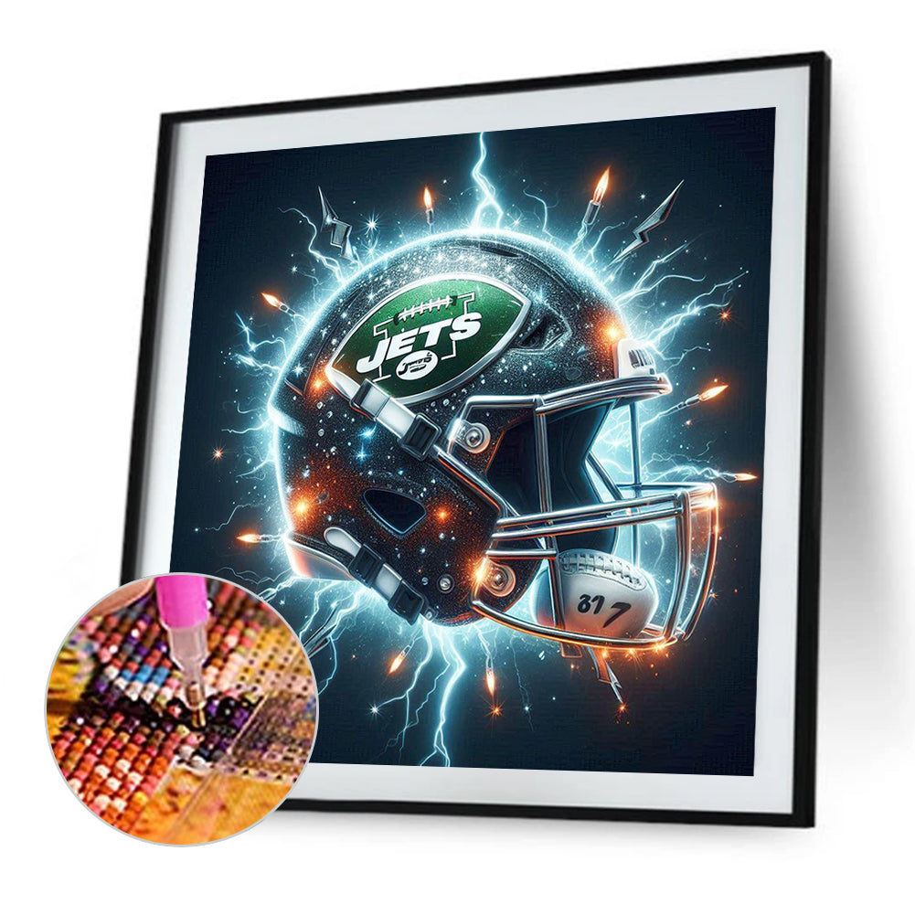 New York Jets - Full Square Drill Diamond Painting 30*30CM