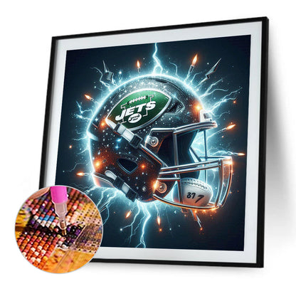 New York Jets - Full Square Drill Diamond Painting 30*30CM