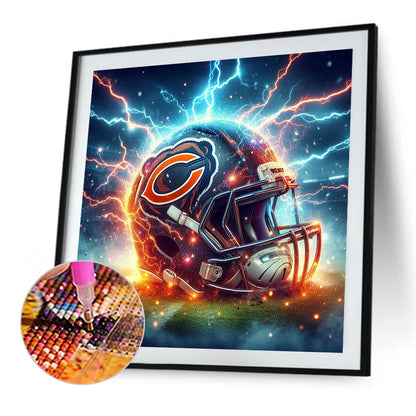 Chicago Bears - Full Square Drill Diamond Painting 30*30CM