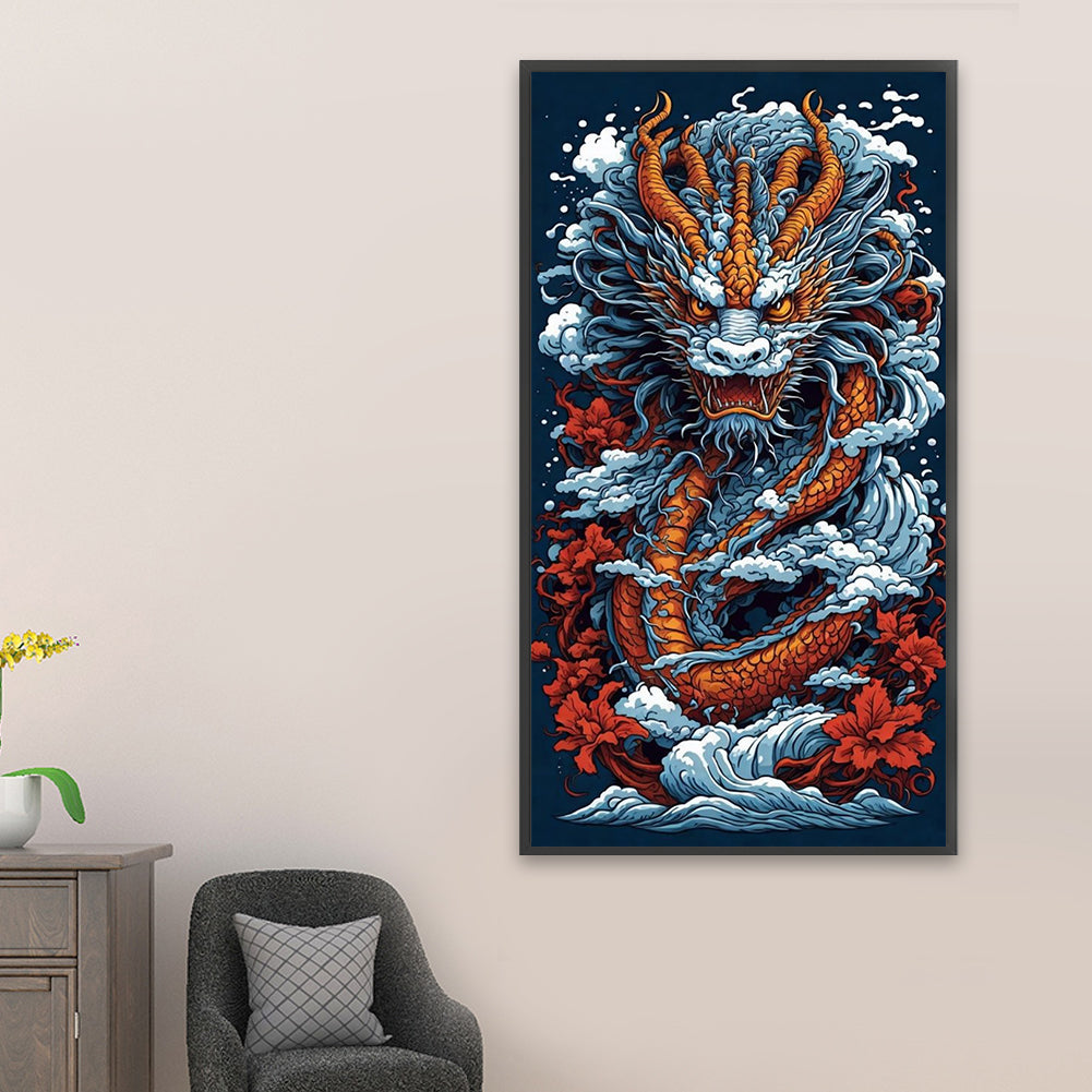 Dragon - Full Square Drill Diamond Painting 40*75CM