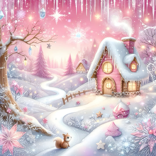 House Scenery - Full Round Drill Diamond Painting 30*30CM