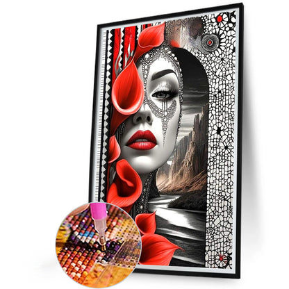 Ghost Woman - Full Round Drill Diamond Painting 40*60CM