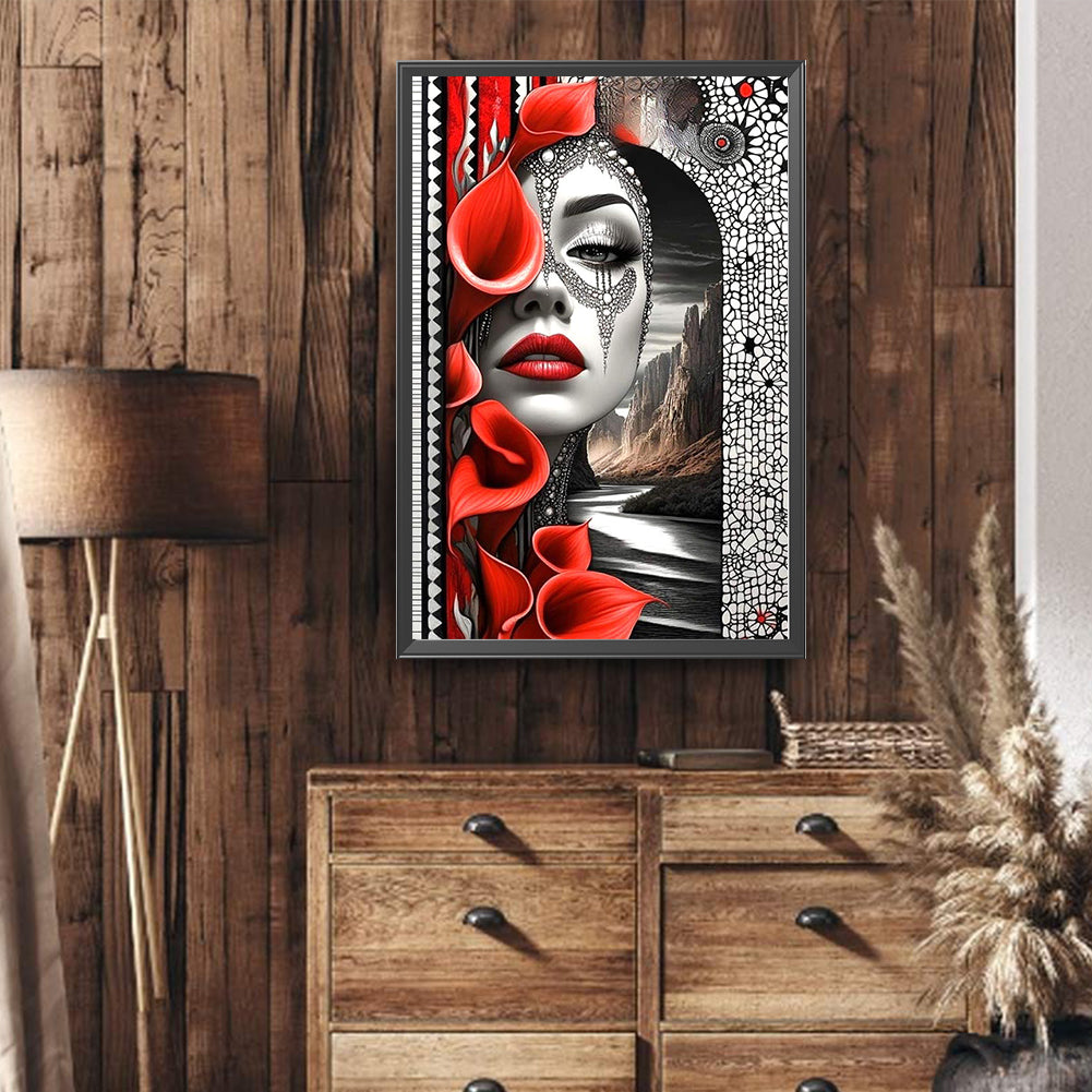 Ghost Woman - Full Round Drill Diamond Painting 40*60CM