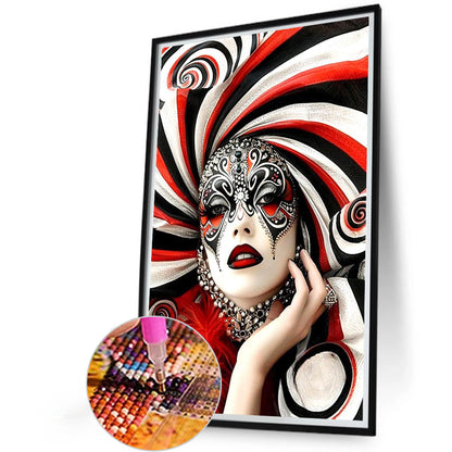 Ghost Woman - Full Round Drill Diamond Painting 40*60CM