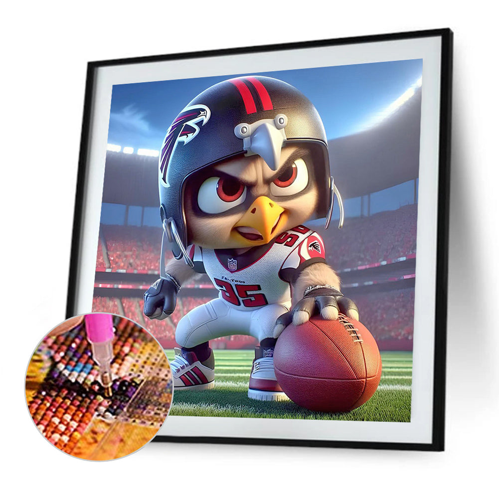 Atlanta Falcons Football - Full Round Drill Diamond Painting 45*45CM