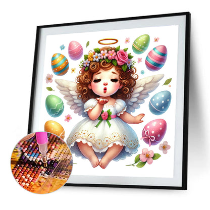 Easter Angel - Full Round Drill Diamond Painting 30*30CM