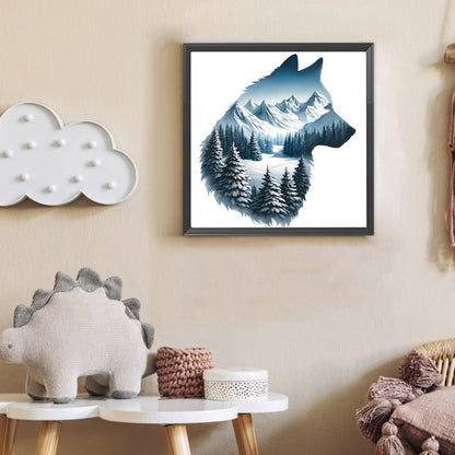 Wolf - Full Round Drill Diamond Painting 30*30CM