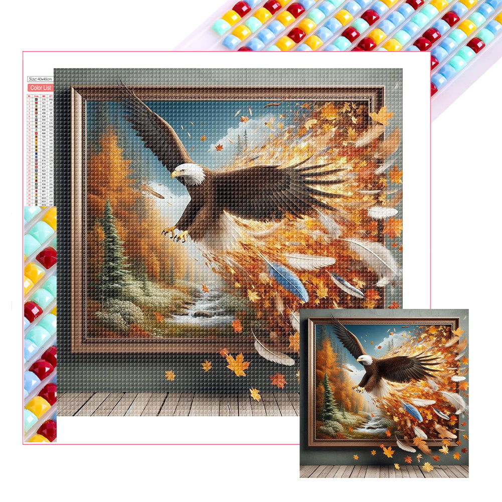 Eagle Escapes The Frame - Full Square Drill Diamond Painting 40*40CM