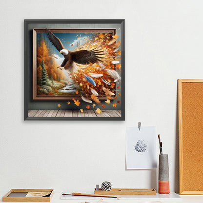 Eagle Escapes The Frame - Full Square Drill Diamond Painting 40*40CM