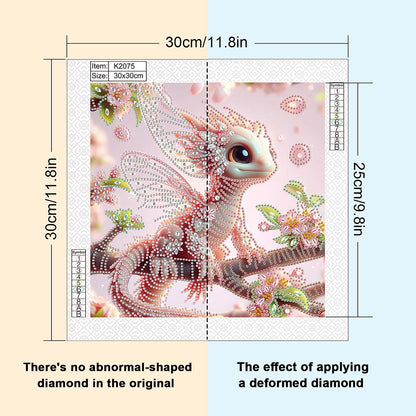 Pterosaur - Special Shaped Drill Diamond Painting 30*30CM