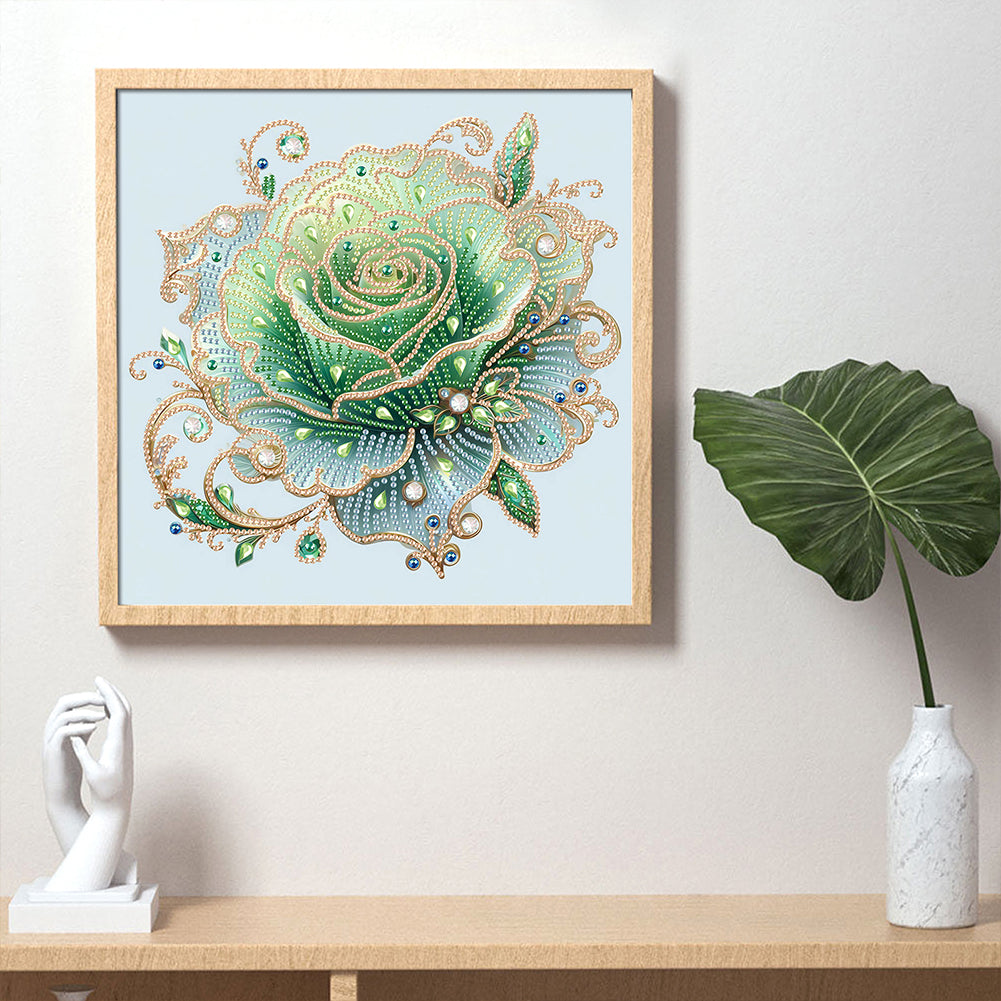 Flower Cluster - Special Shaped Drill Diamond Painting 30*30CM
