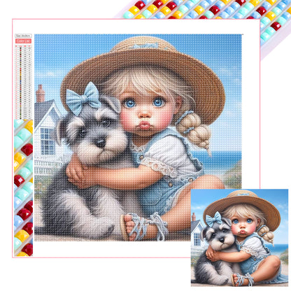Cute Girl - Full Square Drill Diamond Painting 30*30CM