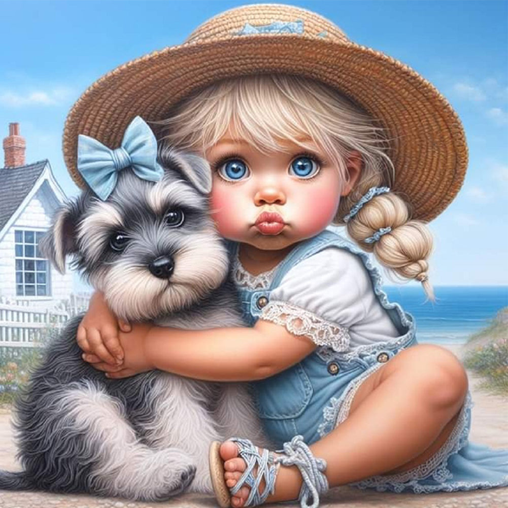 Cute Girl - Full Square Drill Diamond Painting 30*30CM