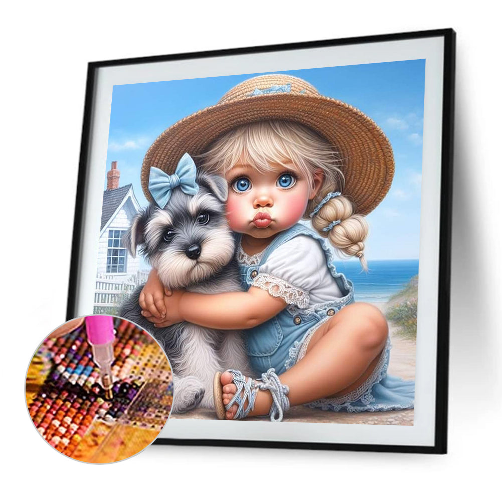 Cute Girl - Full Square Drill Diamond Painting 30*30CM