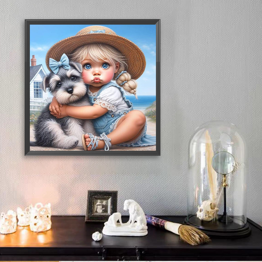 Cute Girl - Full Square Drill Diamond Painting 30*30CM