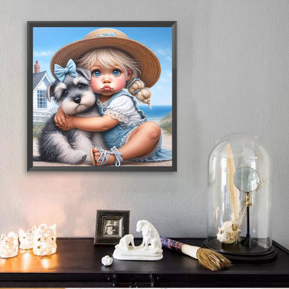 Cute Girl - Full Square Drill Diamond Painting 30*30CM