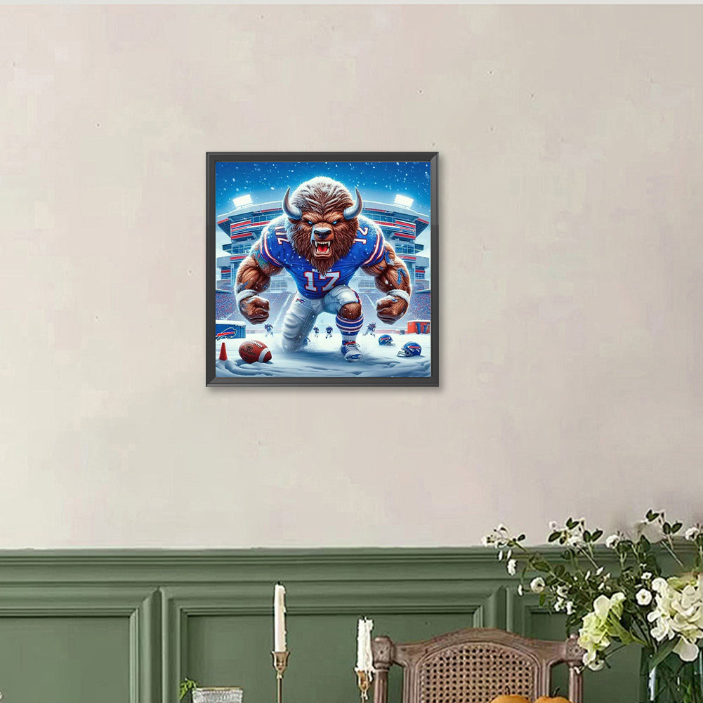 Buffalo Bills - Full Round Drill Diamond Painting 40*40CM