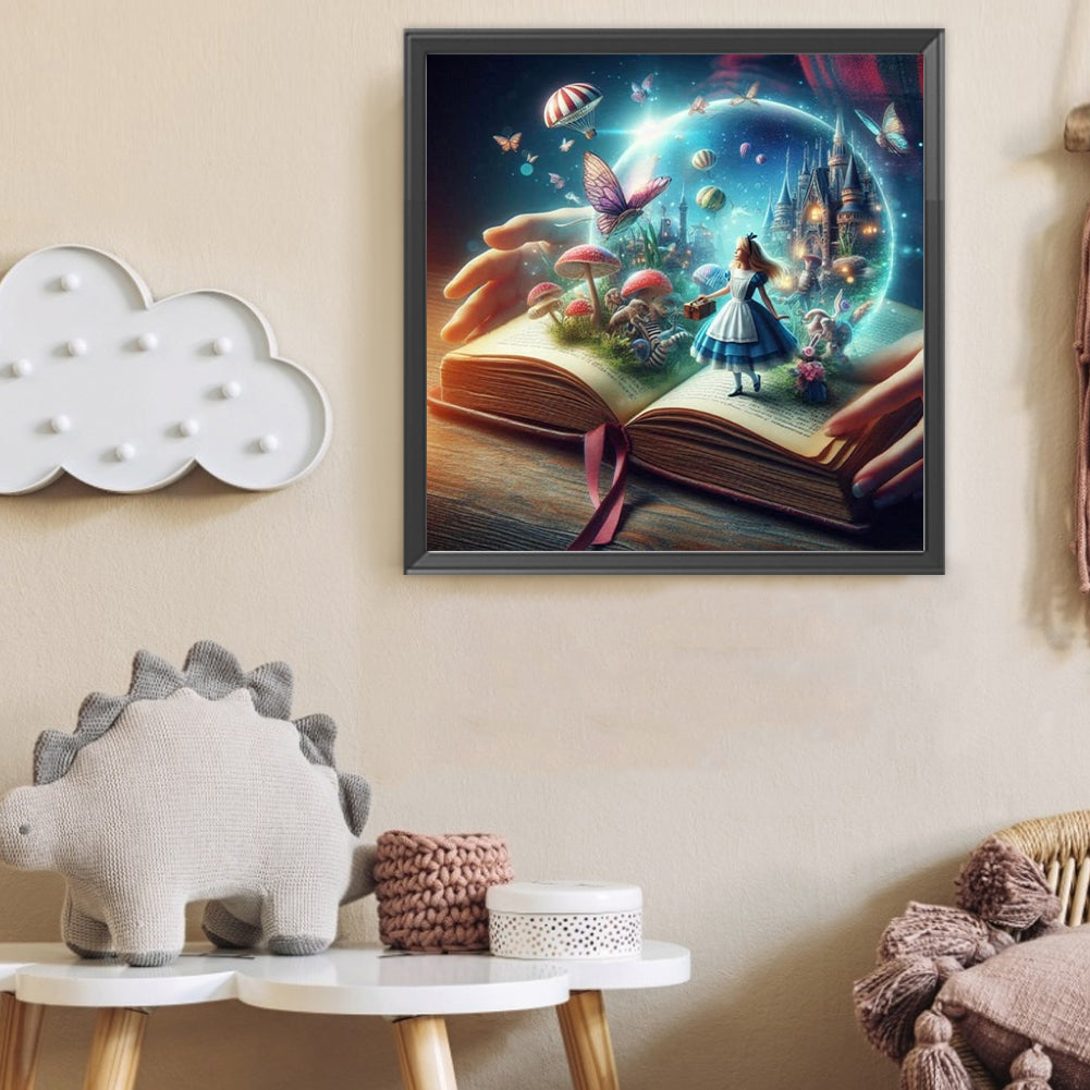 Alice In Wonderland - Full Round Drill Diamond Painting 50*50CM