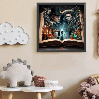 The Sad World In The Book - Full Round Drill Diamond Painting 50*50CM