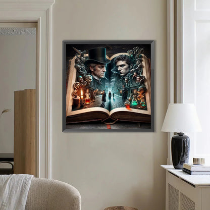 The Sad World In The Book - Full Round Drill Diamond Painting 50*50CM