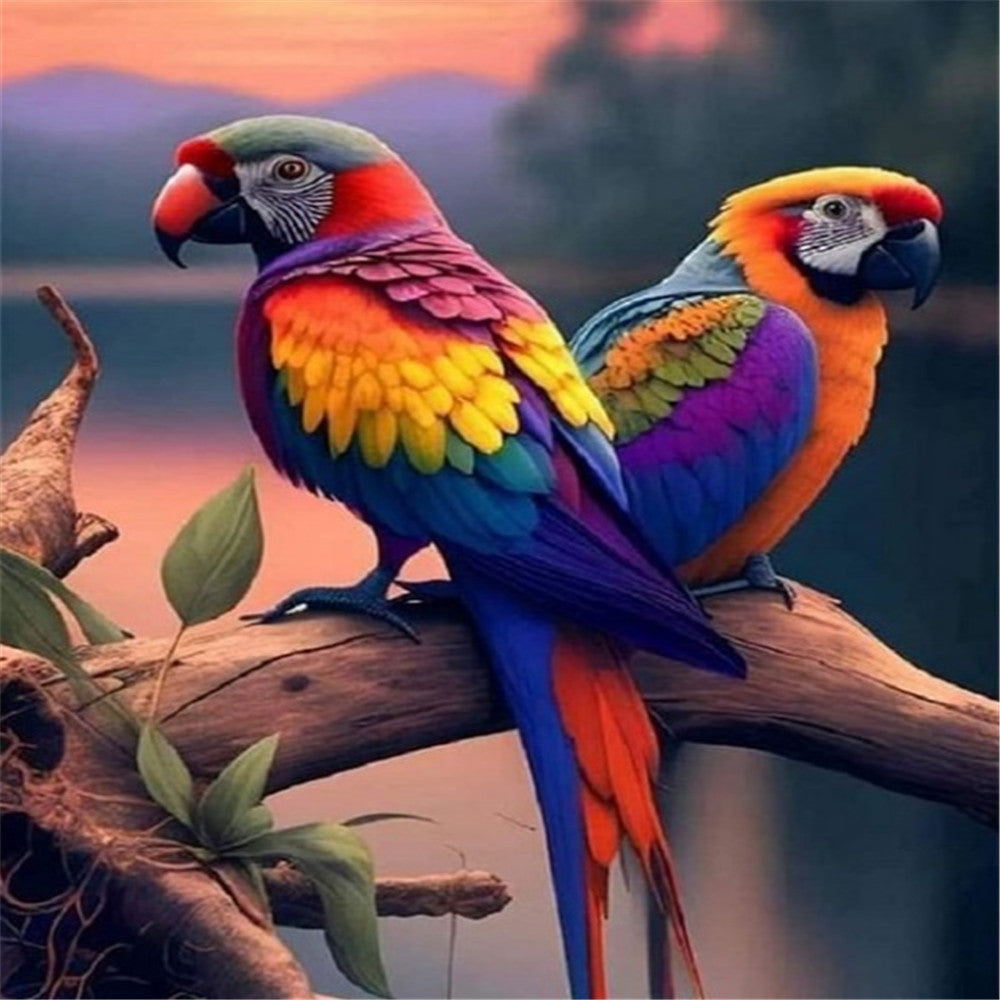 Bird - Full Square Drill Diamond Painting 40*50CM