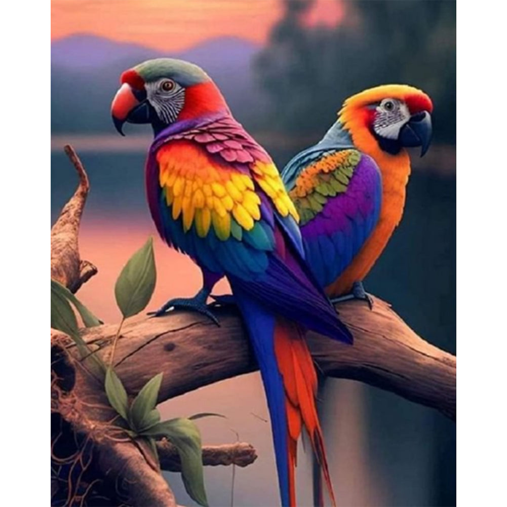 Bird - Full Square Drill Diamond Painting 40*50CM
