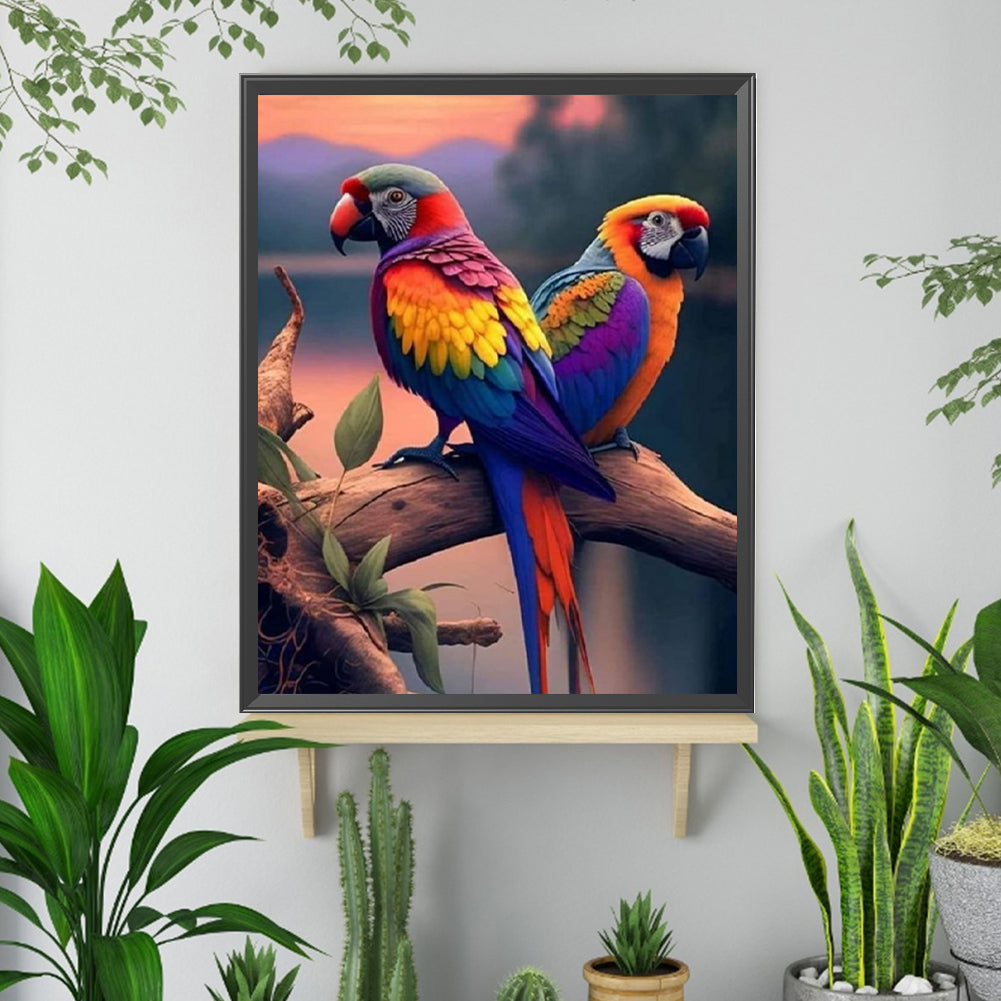 Bird - Full Square Drill Diamond Painting 40*50CM