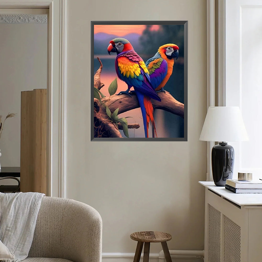 Bird - Full Square Drill Diamond Painting 40*50CM