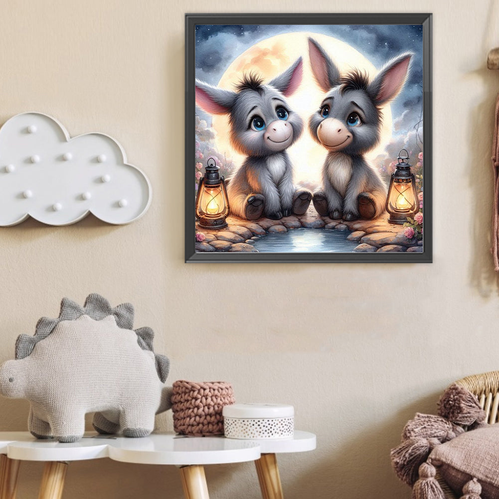 Donkey - Full Round Drill Diamond Painting 40*40CM