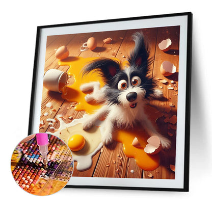 Dog - Full Round Drill Diamond Painting 40*40CM