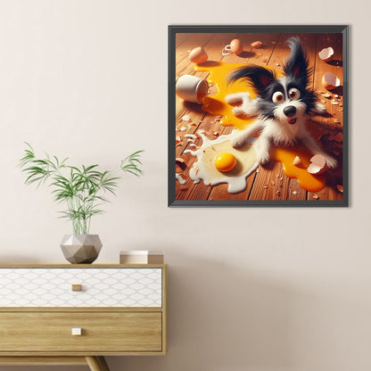 Dog - Full Round Drill Diamond Painting 40*40CM