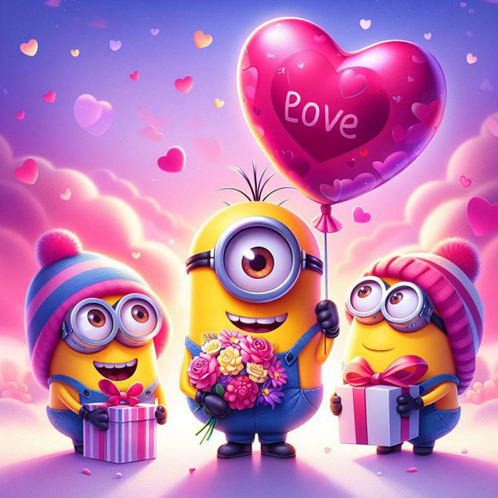 Minions - Full Round Drill Diamond Painting 40*40CM