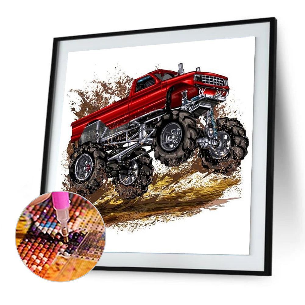 Car - Full Round Drill Diamond Painting 30*30CM