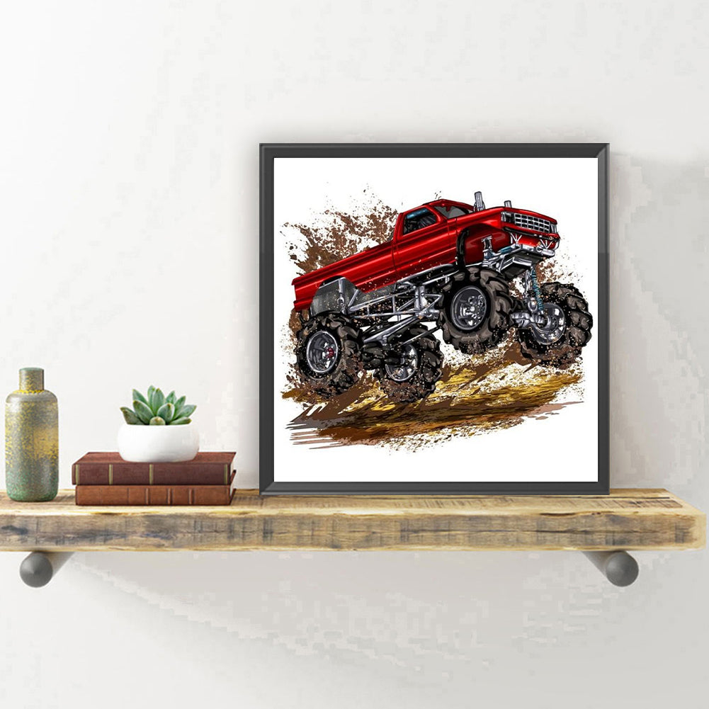 Car - Full Round Drill Diamond Painting 30*30CM
