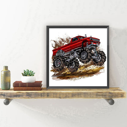Car - Full Round Drill Diamond Painting 30*30CM