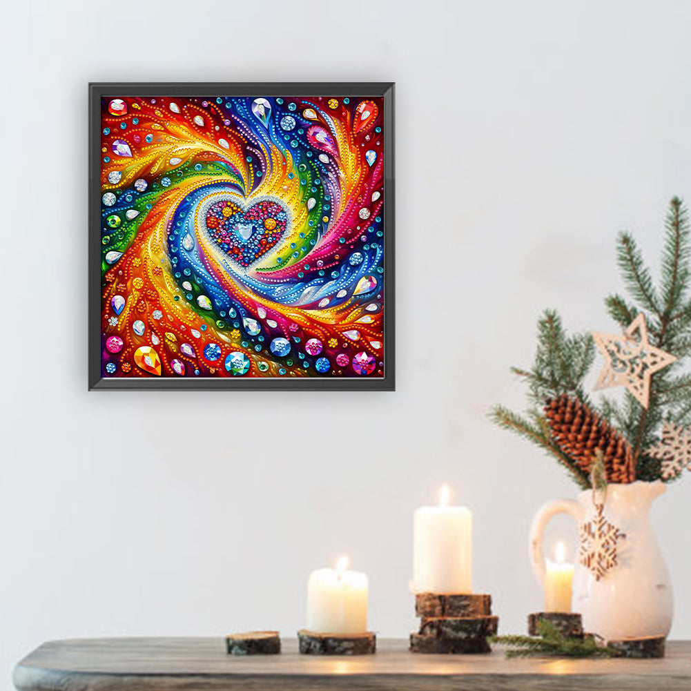 Cloud Sea Love - Special Shaped Drill Diamond Painting 30*30CM