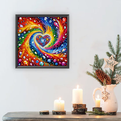 Cloud Sea Love - Special Shaped Drill Diamond Painting 30*30CM